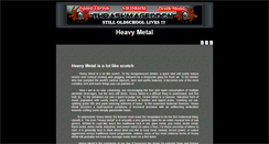 Desktop Screenshot of heavymetal.thrashmageddon.com