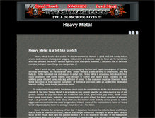 Tablet Screenshot of heavymetal.thrashmageddon.com